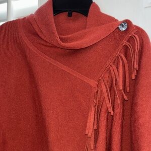 Rafaella Rust Cowl Neck Sweater